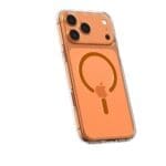 Spigen Ultra Hybrid Mag MagSafe Clear/Orange Kryt iPhone 17 Pro