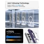 Spigen Ultra Hybrid Mag MagSafe Deep Purple Kryt Samsung Galaxy S26 Plus