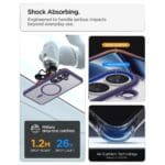 Spigen Ultra Hybrid Mag MagSafe Deep Purple Kryt Samsung Galaxy S26 Plus