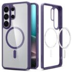 Spigen Ultra Hybrid Mag MagSafe Deep Purple Kryt Samsung Galaxy S26 Ultra