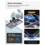 Spigen Ultra Hybrid Mag MagSafe Deep Purple Kryt Samsung Galaxy S26 Ultra