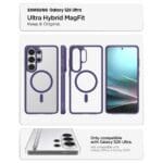 Spigen Ultra Hybrid Mag MagSafe Deep Purple Kryt Samsung Galaxy S26 Ultra