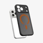 Spigen Ultra Hybrid Mag MagSafe Frost Black/Orange Kryt iPhone 17 Pro Max