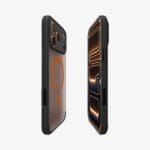 Spigen Ultra Hybrid Mag MagSafe Frost Black/Orange Kryt iPhone 17 Pro Max