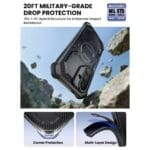Supcase Iblsn Armorbox Mag MagSafe Black Kryt Samsung Galaxy S26
