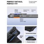 Supcase Iblsn Armorbox Mag MagSafe Black Kryt Samsung Galaxy S26
