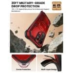 Supcase Iblsn Armorbox Mag MagSafe Ruddy Kryt Samsung Galaxy S26 Ultra