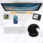 Tech-Protect A200 Mouse Pad With Gel Wrist Rest 25 X 22.5Cm Black