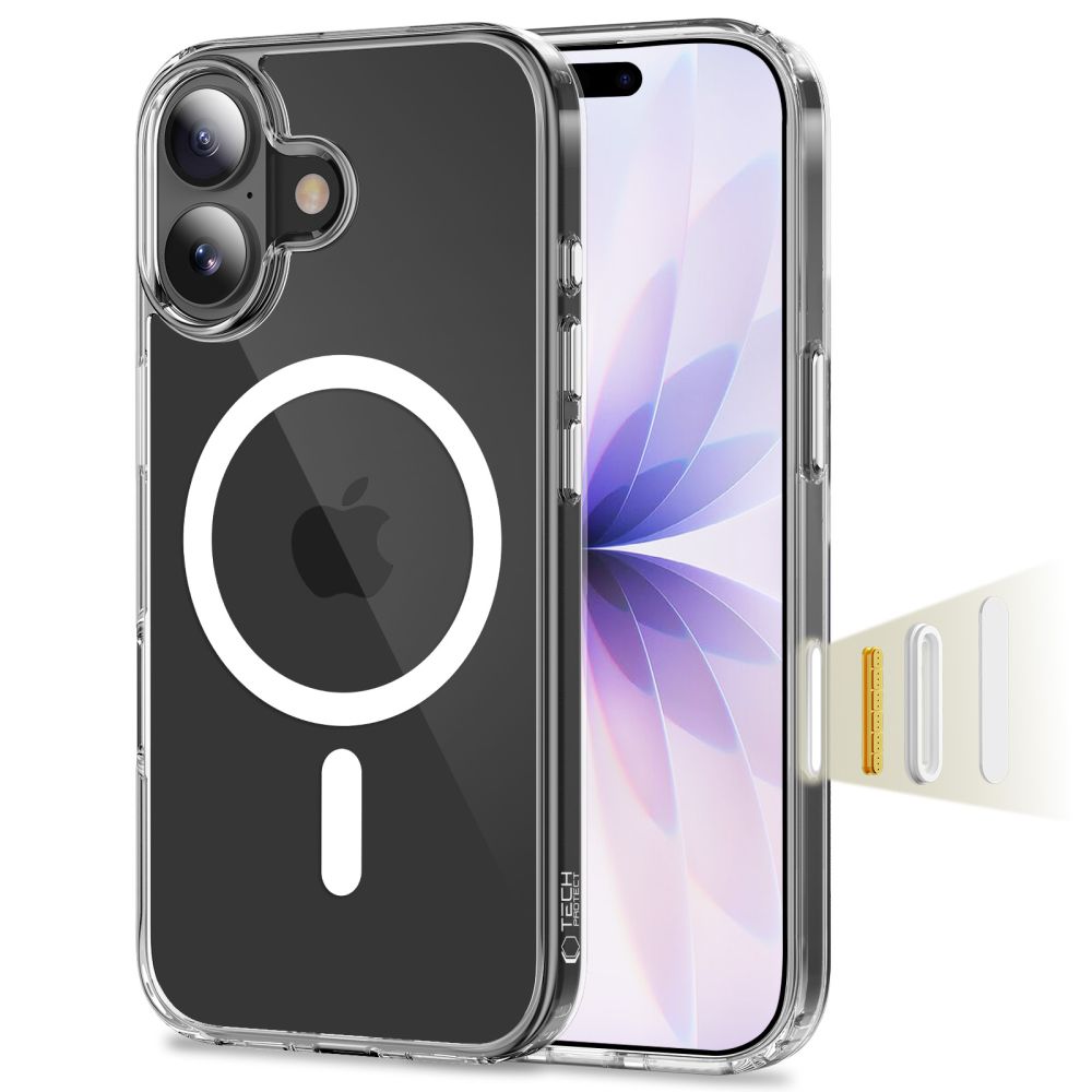 Tech-Protect Flexair Hybrid Cc MagSafe Clear Kryt iPhone 17