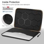 Tech-Protect Hardpouch Laptop 13-14 Black/Orange