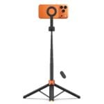 Tech-Protect L10S MagSafe Bluetooth Selfie Stick Tripod Black/Orange