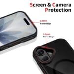 Tech-Protect Maghybrid MagSafe Black/Red Kryt iPhone 17