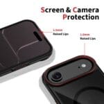 Tech-Protect Maghybrid MagSafe Black/Red Kryt iPhone 17 Air