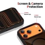 Tech-Protect Maghybrid MagSafe Black/Red Kryt iPhone 17 Pro Max