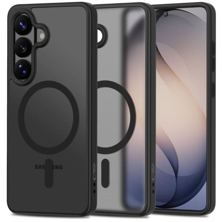 Tech-Protect Magmat MagSafe Matte Black Kryt Samsung Galaxy S26 Plus