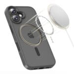 Tech-Protect Magmat MagSafe Matte Crayon Grey Kryt iPhone 17
