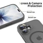 Tech-Protect Magmat MagSafe Matte Crayon Grey Kryt iPhone 17