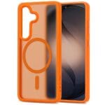 Tech-Protect Magmat MagSafe Matte Orange Kryt Samsung Galaxy S26