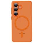 Tech-Protect Magmat MagSafe Matte Orange Kryt Samsung Galaxy S26