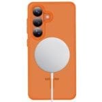 Tech-Protect Magmat MagSafe Matte Orange Kryt Samsung Galaxy S26