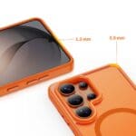 Tech-Protect Magmat MagSafe Matte Orange Kryt Samsung Galaxy S26 Ultra