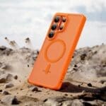 Tech-Protect Magmat MagSafe Matte Orange Kryt Samsung Galaxy S26 Ultra