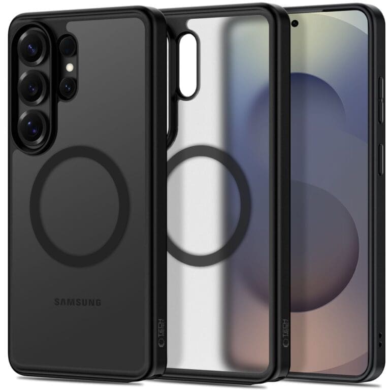 Tech-Protect Magpeak MagSafe Matte Black Kryt Samsung Galaxy S26 Ultra