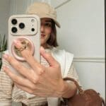 Tech-Protect Mmr700 Lamano Magnetic MagSafe Phone Ring Pink/Gold
