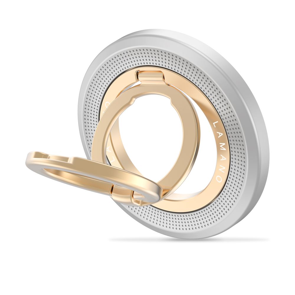 Tech-Protect Mmr700 Lamano Magnetic MagSafe Phone Ring Titanium/Gold