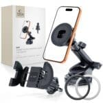 Tech-Protect N62 2In1 Universal & Magnetic MagSafe Dashboard & Vent Car Mount Black