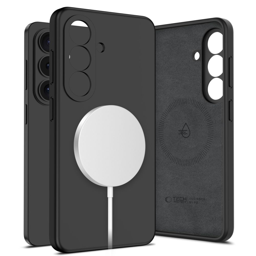 Tech-Protect Silicone MagSafe Black Kryt Samsung Galaxy S26