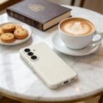 Tech-Protect Silicone MagSafe Cosmic Latte Kryt Samsung Galaxy S26