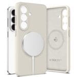 Tech-Protect Silicone MagSafe Cosmic Latte Kryt Samsung Galaxy S26 Plus