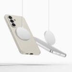 Tech-Protect Silicone MagSafe Cosmic Latte Kryt Samsung Galaxy S26 Plus