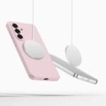 Tech-Protect Silicone MagSafe Pink Pearl Kryt Samsung Galaxy S26 Plus