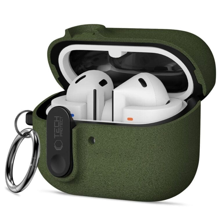 Tech-Protect Slim Hook Olive Green Kryt Samsung Galaxy Buds 3 Fe/3/3 Pro