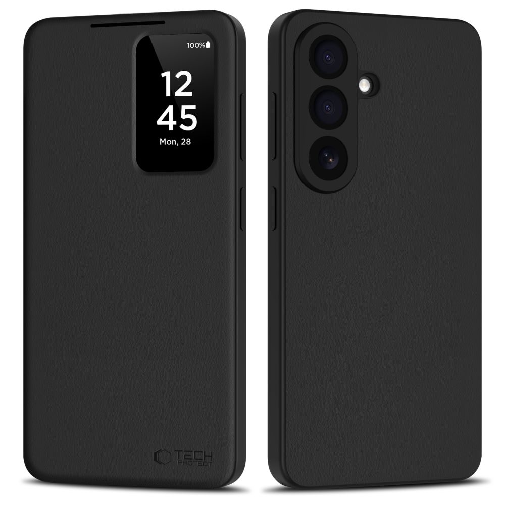 Tech-Protect Smart Wallet Matte Black Kryt Samsung Galaxy S26 Plus