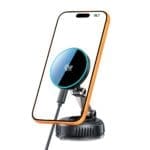 Tech-Protect V8 Magnetic MagSafe Windshield & Dashboard Car Mount Wireless Charger 25W Qi2.2 Black