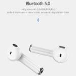 Usams Bluetooth 5.0 TWS Earphones LU Series Wireless White BHULU01 (US-LU001)