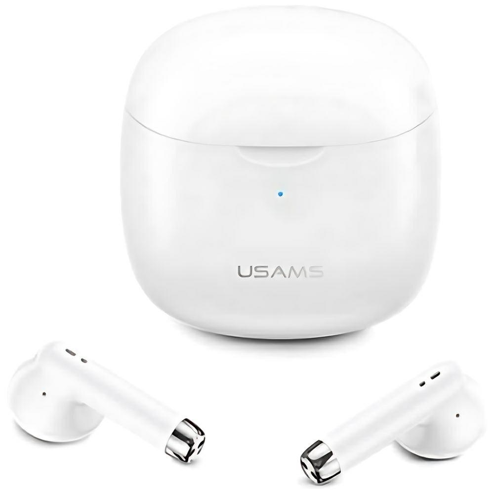 Usams Bluetooth 5.0 TWS IA series Wireless Headphones White BHUIA02 (US-IA04)