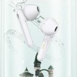 Usams Bluetooth 5.0 TWS SD Series Wireless Earphones White BHUSD01
