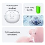 Usams Bluetooth 5.1 TWS BU Series wireless earphones Purple BHUBU02