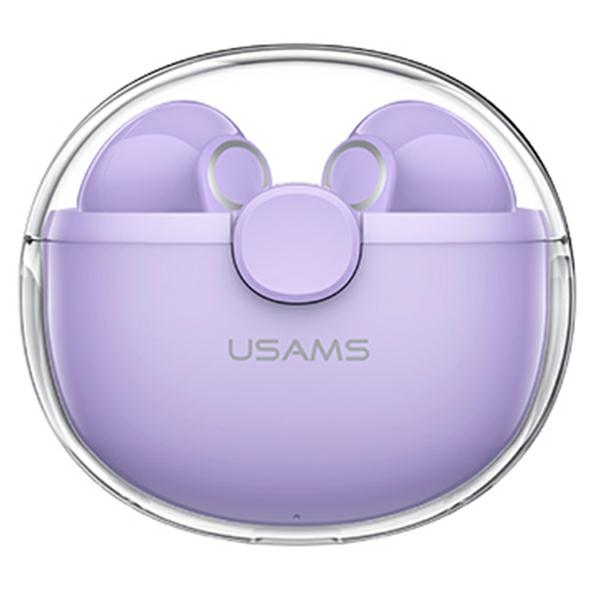 Usams Bluetooth 5.1 TWS BU Series wireless earphones Purple BHUBU02