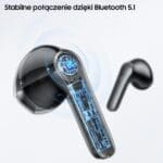 Usams Bluetooth 5.1 TWS XH Series dual mic wireless earphones Blue BHUXH03