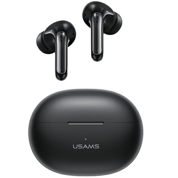 Usams Bluetooth 5.3 Headphones TWSX-Don Series Dual mic ENC wireless Black/Black BHUXD01
