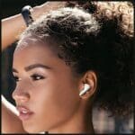 Usams Bluetooth 5.3 Headphones TWSX-Don Series Dual mic ENC wireless White/White BHUXD02