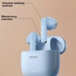 Usams Bluetooth 5.3 TWS US14 Series dual mic wireless earphones Blue BHUUS03