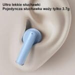 Usams Bluetooth 5.3 TWS US14 Series dual mic wireless earphones Blue BHUUS03
