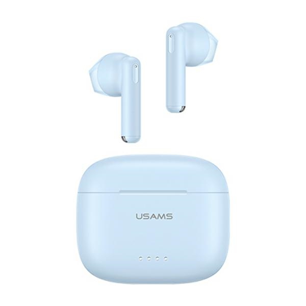 Usams Bluetooth 5.3 TWS US14 Series dual mic wireless earphones Blue BHUUS03