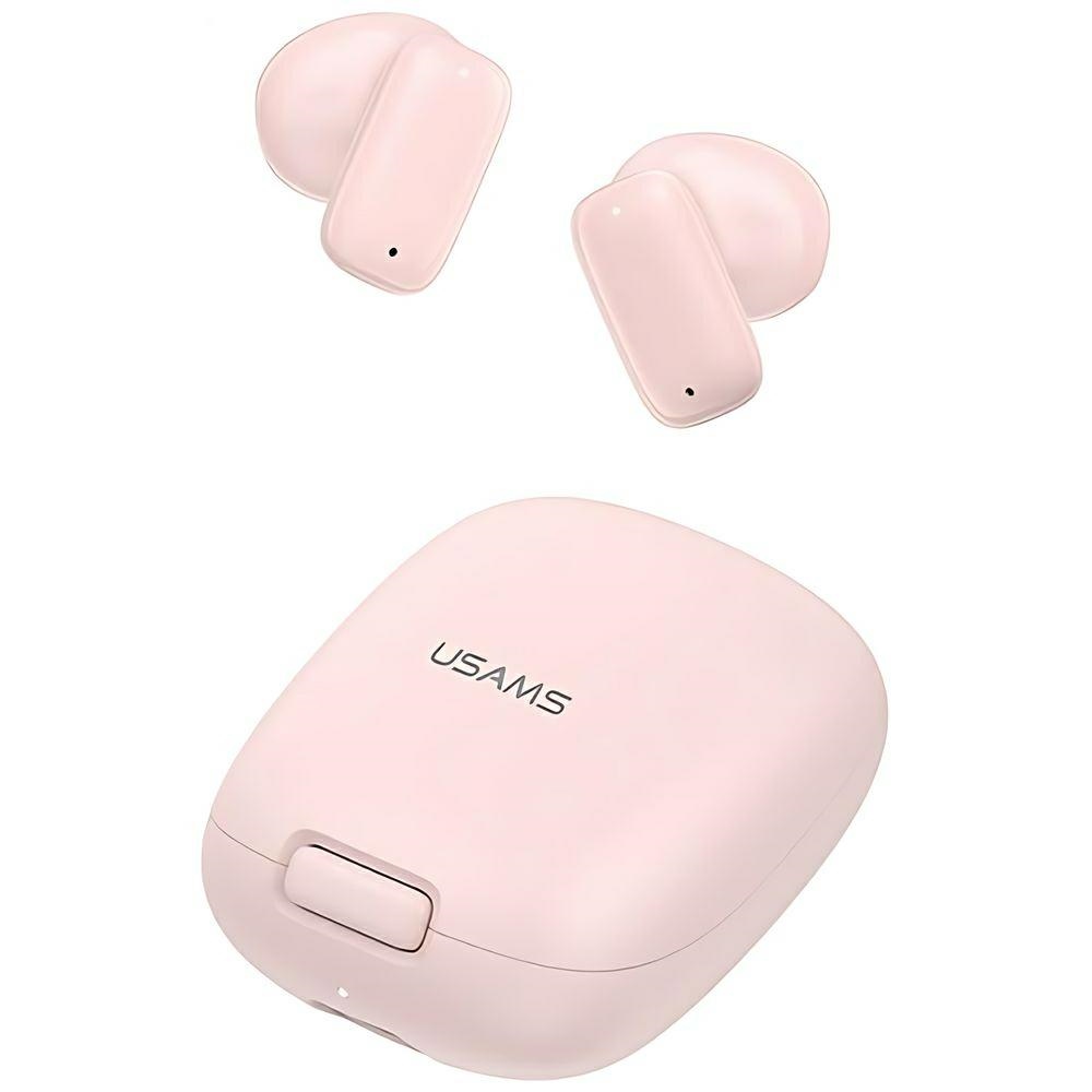 Usams Bluetooth 5.3 TWSID Series Wireless Headphones Pink BHUID04 (ID25)